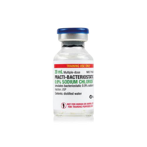 Practi-Bacteriostatic Sodium Chloride (NaCI) 0.9% 20mL Vial (Pack of 30)