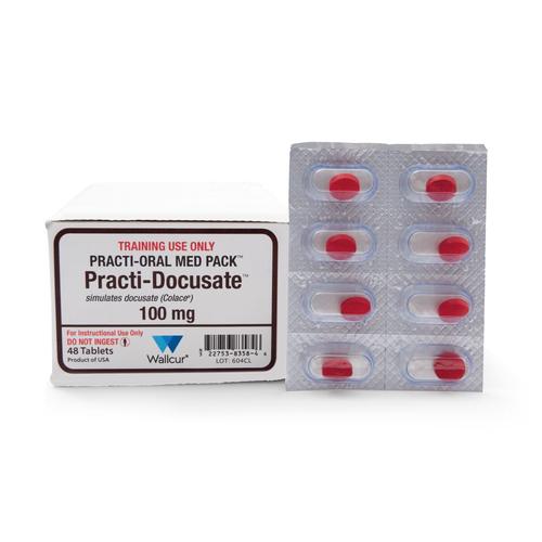 Practi-Docusate 100mg Oral-Unit Dose (48 Tablets)