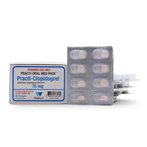 Practi-Clopidogrel 75mg Oral-Unit Dose (48 Tablets)