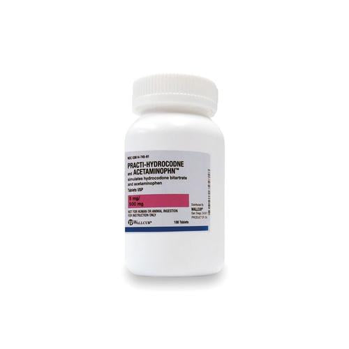 Practi-Hydrocodone Acetaminophen 5mg/500mg Tablet (100 Tablets)