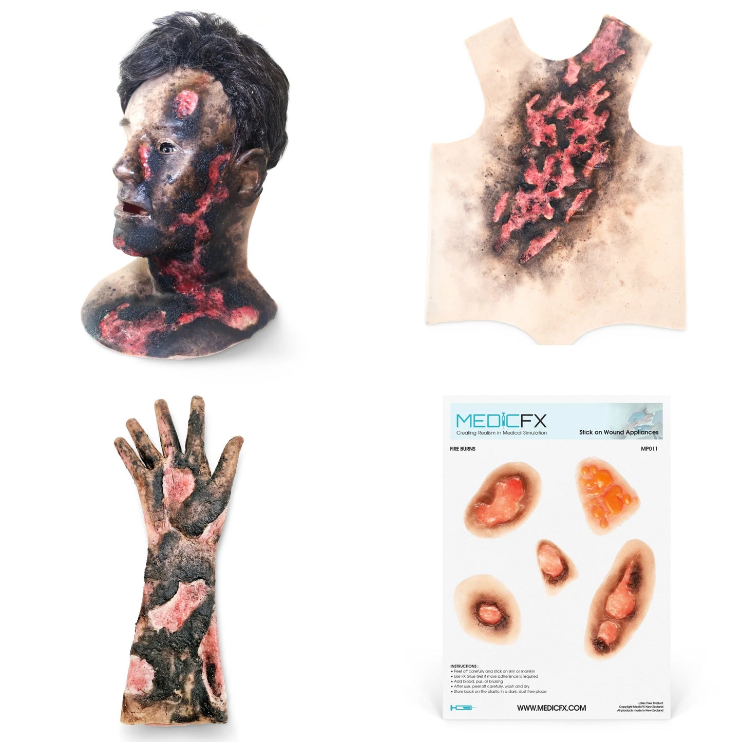 MB810 Brännskadeoffer - Realistisk Brännskadesimulering