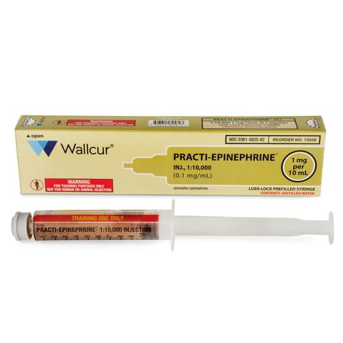 Practi-Epinephrine 1mg/10mL Syringe (I.V. Code Med) (1 Syringe)