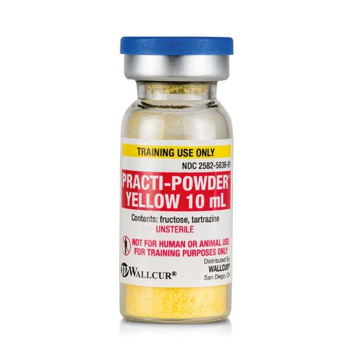 Practi-Powder Yellow 10mL Vial (Pack of 30)