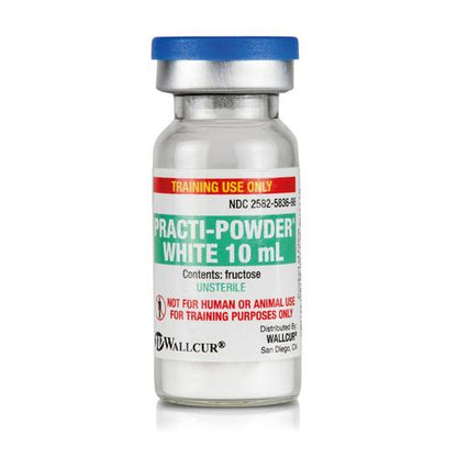 Practi-Powder White 10mL Vial (Pack of 30)