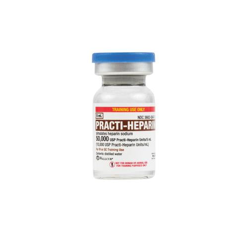 Practi-Heparin 50,000 USP/5mL Vial (Pack of 40)