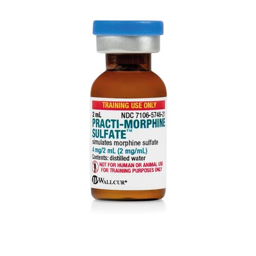 Practi-Morphine Sulfate 4mg/2mL Tint Vial (Pack of 40)