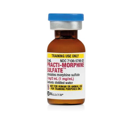 Practi-Morphine Sulfate 2mg/2mL Tint Vial (Pack of 40)