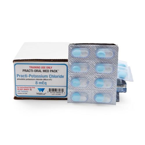 Practi-Potassium Chloride 8mEq Oral-Unit Dose (48 Tablets)