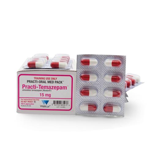 Practi-Temazepam 15mg Oral-Unit Dose (48 Capsules)