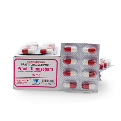 Practi-Temazepam 15mg Oral-Unit Dose (48 Capsules)