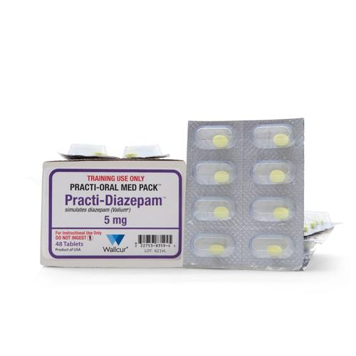 Practi-Diazepam 5mg Oral-Unit Dose (48 Tablets)