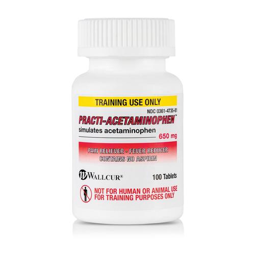 Practi-Acetaminophen 650mg Oral-Unit Dose (100 Tablets)