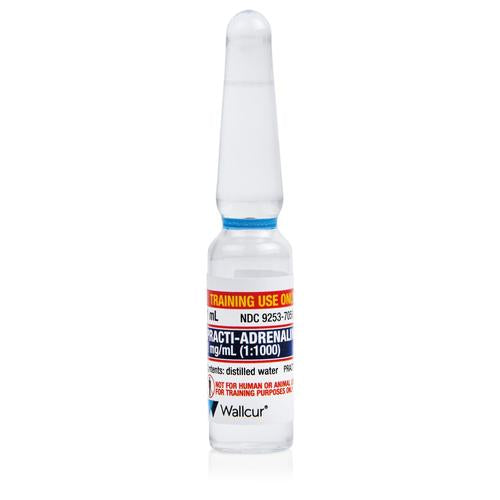 Practi-Adrenaline 1:1,000 1mg/1mL Ampule (Pack of 100)