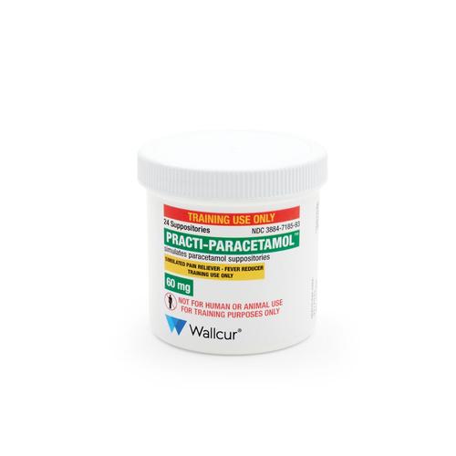 Practi-Paracetamol 60mg Suppositories (1 Jar)