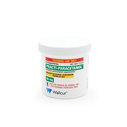 Practi-Paracetamol 60mg Suppositories (1 Jar)