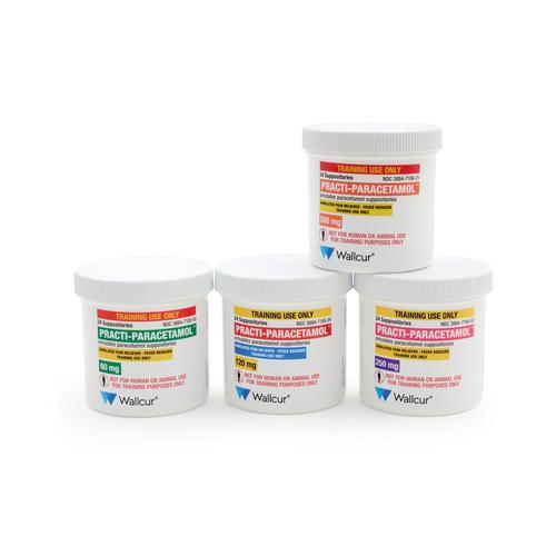 Practi-Paracetamol 60mg Suppositories (1 Jar)