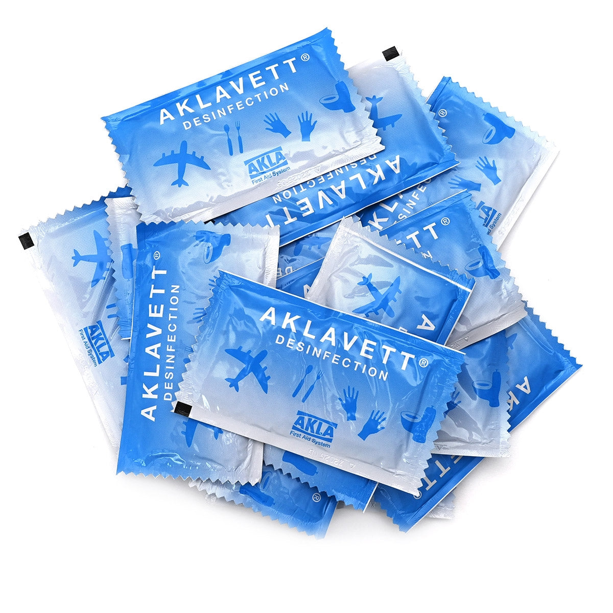 Aklavett desinfektionsservett