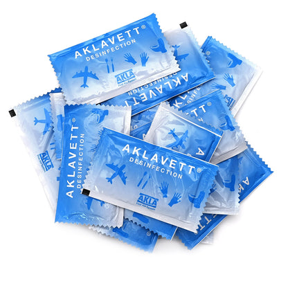Aklavett desinfektionsservett