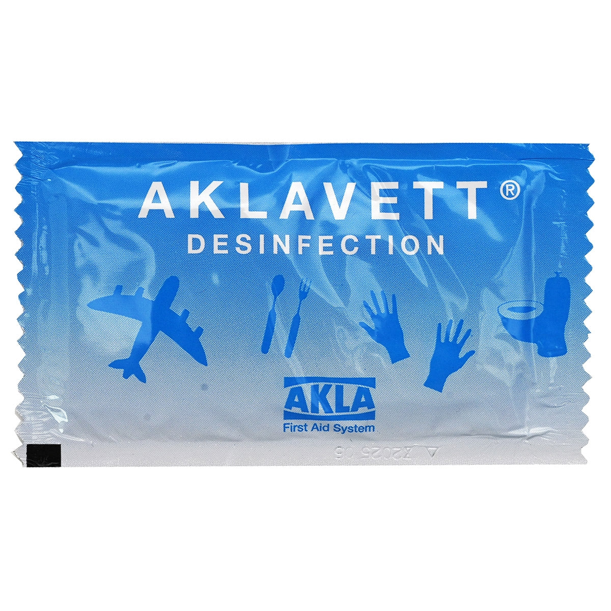 Aklavett desinfektionsservett