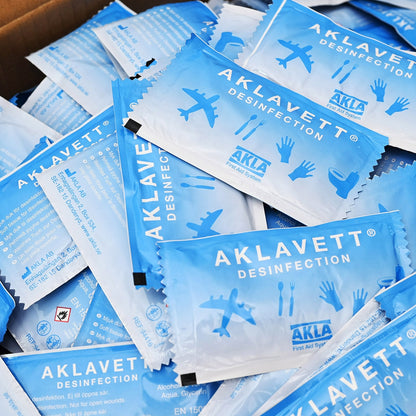 Aklavett desinfektionsservett