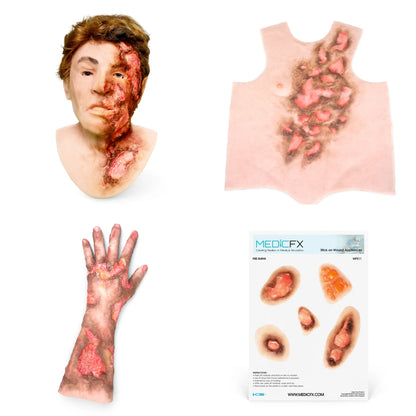 MB810 Brännskadeoffer - Realistisk Brännskadesimulering