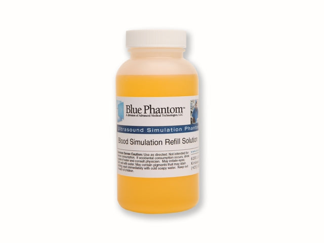 Gul ultraljudsvätska BluePhantom – Torakocentes Påfyllningsvätska (235 ml)