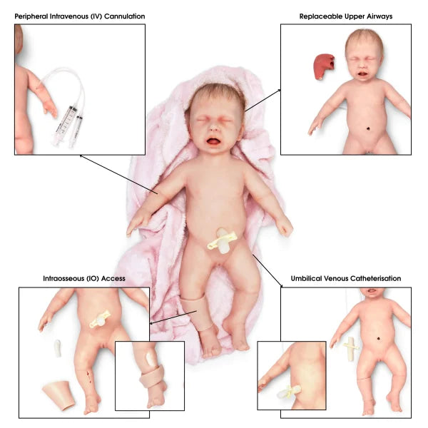 Baby SIMira - neonatal återupplivningsdocka