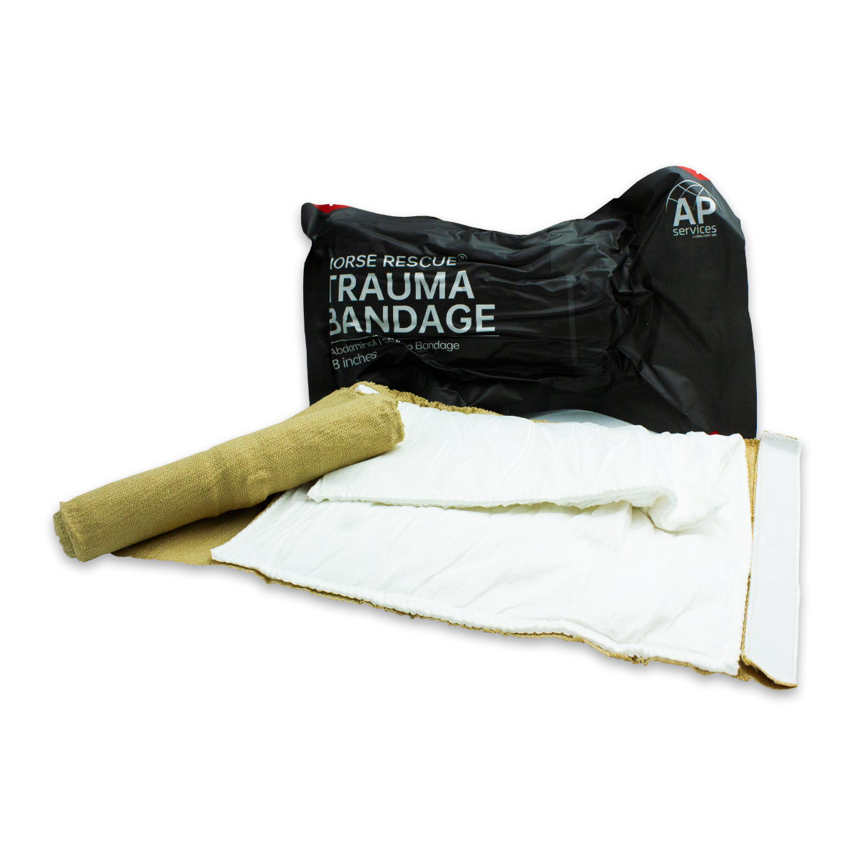 Norse Rescue Traumabandage 20 cm för buk/stump